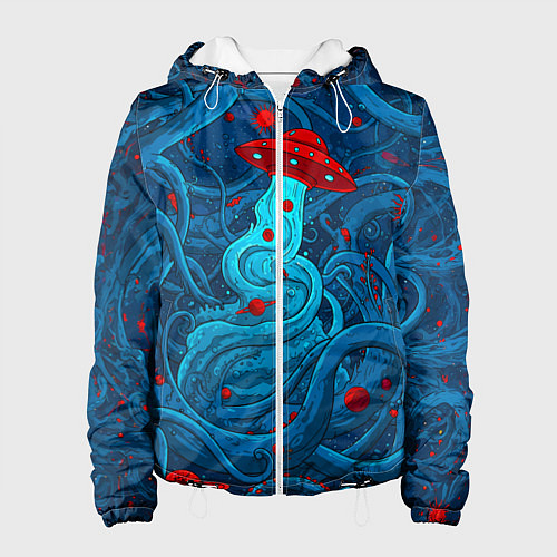 Женская куртка Контакт с хаосом / 3D-Белый – фото 1