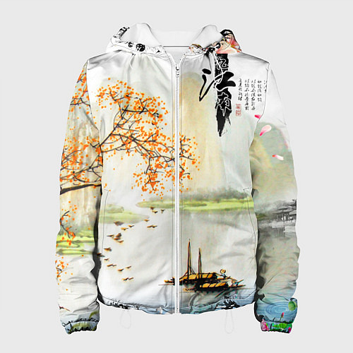 Женская куртка China Landscape / 3D-Белый – фото 1