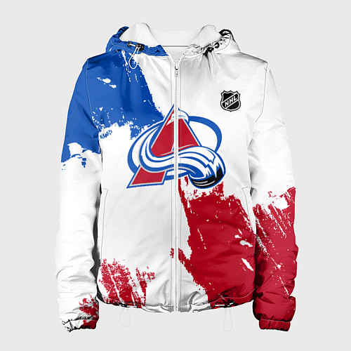 Женская куртка Колорадо Эвеланш - брызги красок / 3D-Белый – фото 1