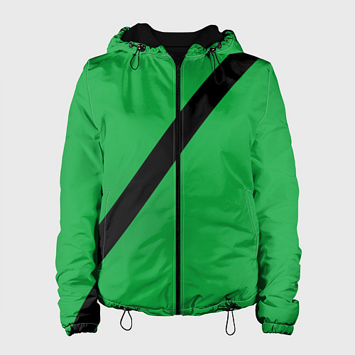 Женская куртка Ремень безопасности, зеленый / 3D-Черный – фото 1