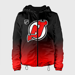 Женская куртка Нью Джерси Девилз - градиент