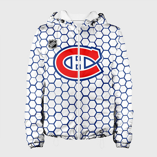 Женская куртка Монреаль Канадиенс - белые соты / 3D-Белый – фото 1