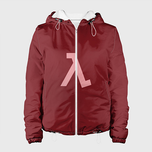 Женская куртка Half-Life Бордовый / 3D-Белый – фото 1