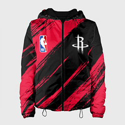 Куртка с капюшоном женская Хьюстон Рокетс - цвета команды, цвет: 3D-черный
