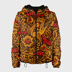 Женская куртка Летучий корабль в стиле хохломской росписи