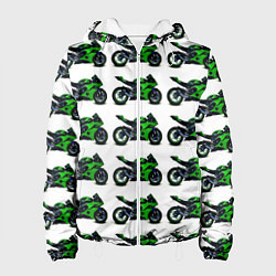 Женская куртка Motorbike green