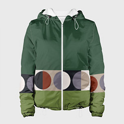 Женская куртка Луна Малевича сосновый зеленый