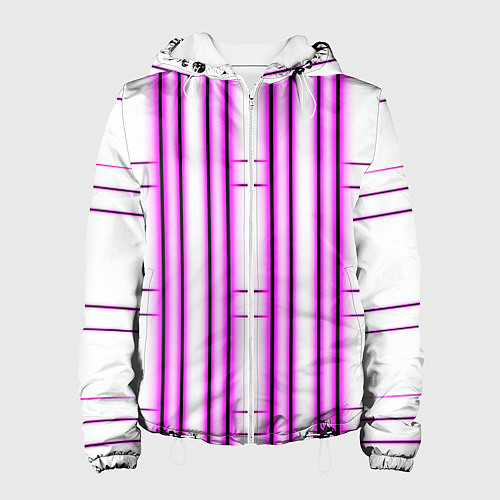 Женская куртка Neon pink / 3D-Белый – фото 1