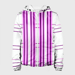Куртка с капюшоном женская Neon pink, цвет: 3D-белый