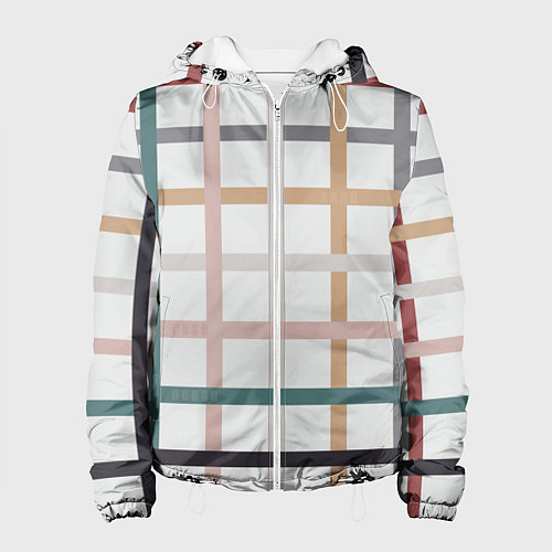 Женская куртка Плетенка пастельная / 3D-Белый – фото 1