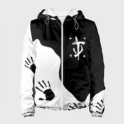 Женская куртка Doom отпечатки демона