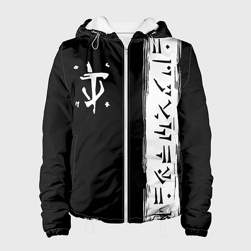 Женская куртка Doom символы марса / 3D-Белый – фото 1