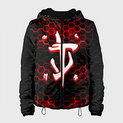 Женская куртка Doom огненная броня лого