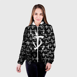 Куртка с капюшоном женская Doom x farcry game, цвет: 3D-белый — фото 2