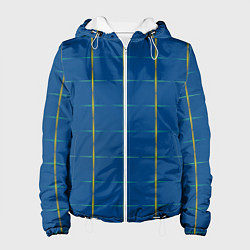 Женская куртка Color blue yellow cross
