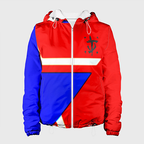 Женская куртка Doom star geometry / 3D-Белый – фото 1