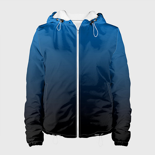 Женская куртка Blue gradient / 3D-Белый – фото 1