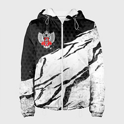 Женская куртка Федерация бокса России - белый затертый