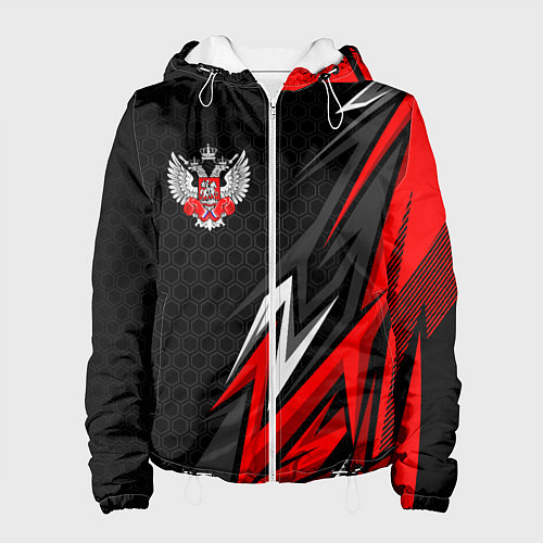 Женская куртка Федерация бокса - Россия / 3D-Белый – фото 1
