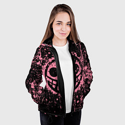 Куртка с капюшоном женская Дольфламинго, цвет: 3D-черный — фото 2