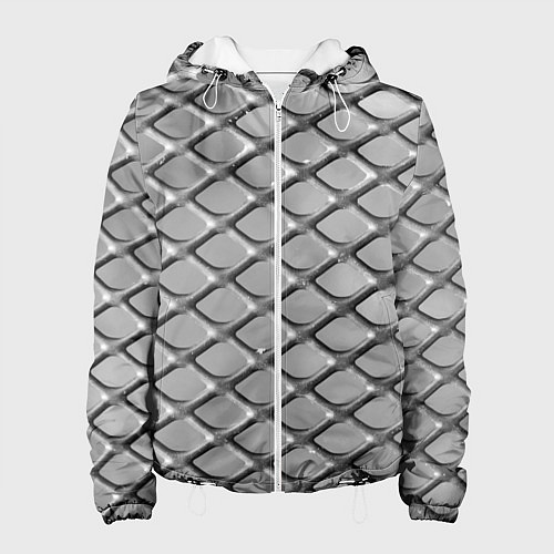 Женская куртка Стальная сетка / 3D-Белый – фото 1