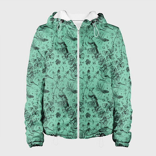 Женская куртка В Бузулукском бору / 3D-Белый – фото 1