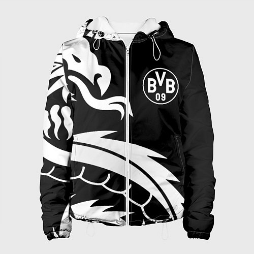 Женская куртка Borussia дракон белый / 3D-Белый – фото 1