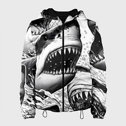 Женская куртка Белая акула - стая