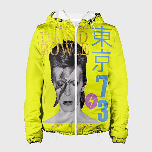 Женская куртка David Bowie 1973 / 3D-Белый – фото 1