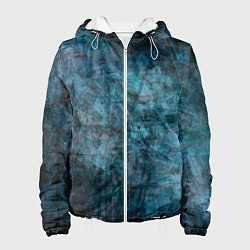 Женская куртка Абстракция - dark blue