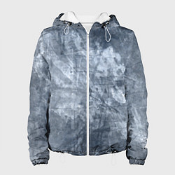 Женская куртка Абстракция - gray-blue