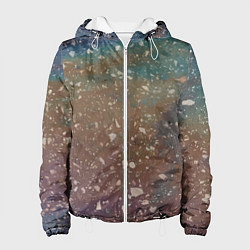 Женская куртка Мокрый маслянный асфальт