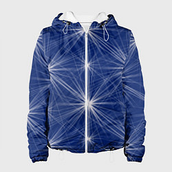 Женская куртка Звезды на синем фоне