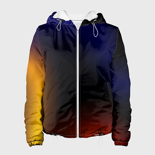 Женская куртка Color black red blue / 3D-Белый – фото 1