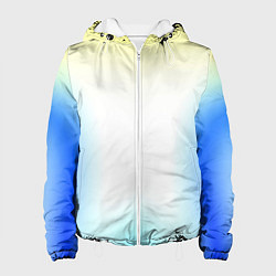 Женская куртка Color yellow blue white