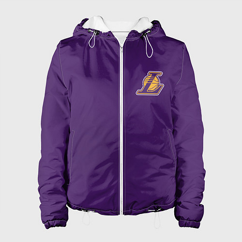 Женская куртка NBA Lakers / 3D-Белый – фото 1