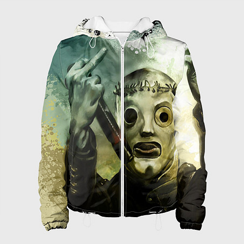 Женская куртка Slipknot / 3D-Белый – фото 1