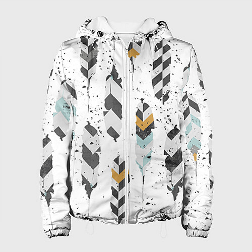 Женская куртка Перья / 3D-Белый – фото 1