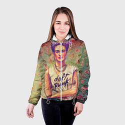 Куртка с капюшоном женская Фрида, цвет: 3D-белый — фото 2