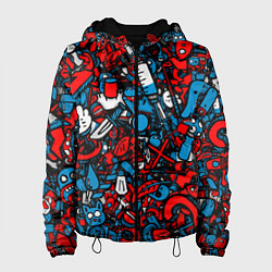 Женская куртка Стикербомбинг