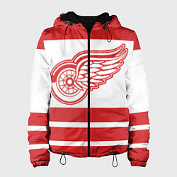 Куртка с капюшоном женская Detroit Red Wings, цвет: 3D-черный