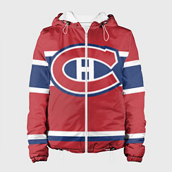 Куртка с капюшоном женская Montreal Canadiens, цвет: 3D-белый
