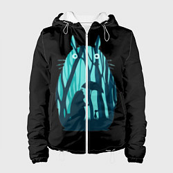 Женская куртка Тоторо в лесу