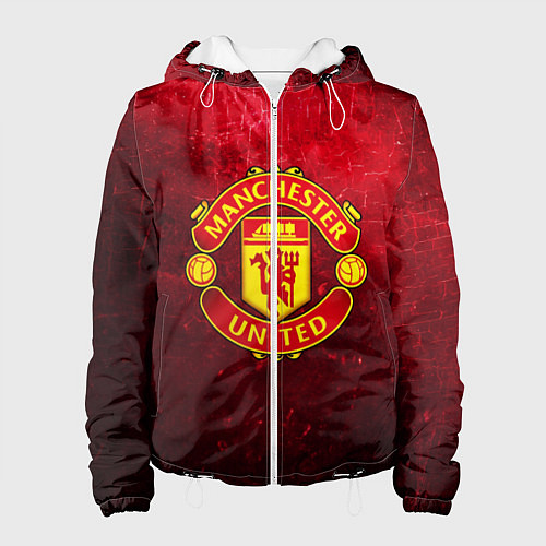 Женская куртка Манчестер Юнайтед / 3D-Белый – фото 1