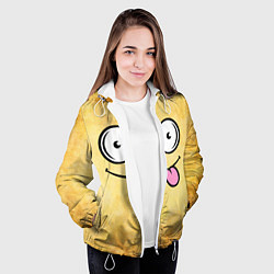 Куртка с капюшоном женская Кайфушки, цвет: 3D-белый — фото 2