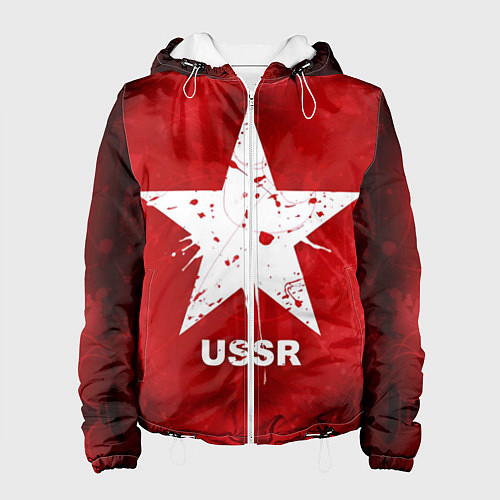 Женская куртка USSR Star / 3D-Белый – фото 1