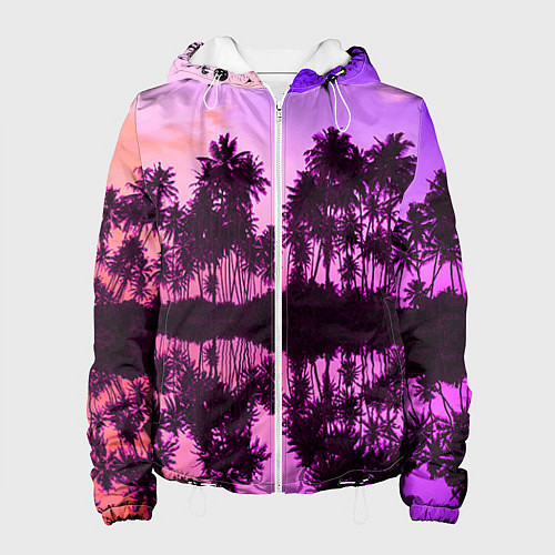 Женская куртка Hawaii dream / 3D-Белый – фото 1