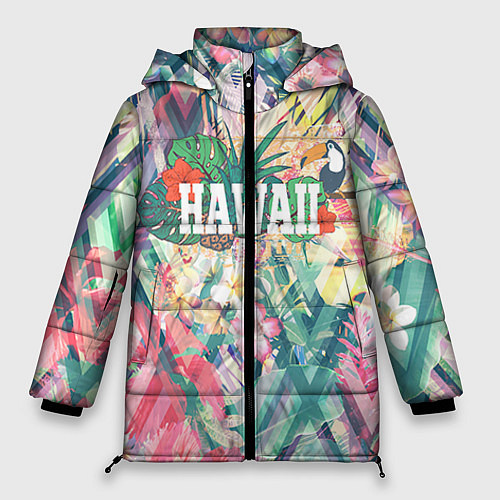 Женская зимняя куртка Hawaii Summer / 3D-Черный – фото 1