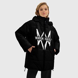 Куртка зимняя женская WATCH DOGS 2, цвет: 3D-черный — фото 2