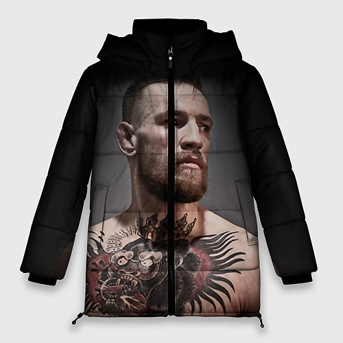 Женская зимняя куртка Conor McGregor / 3D-Черный – фото 1